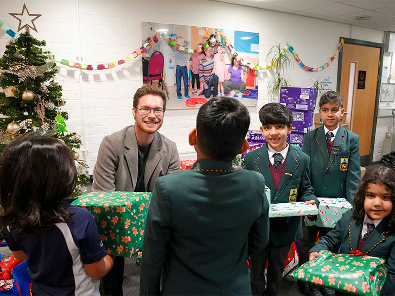 Adopted brothers donate sacks of presents to Wolverhampton children in friend’s memory